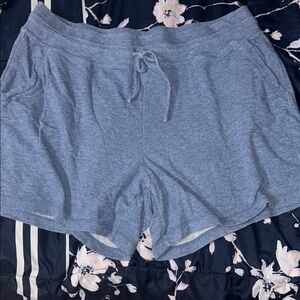 Women's Blue Casual Shorts